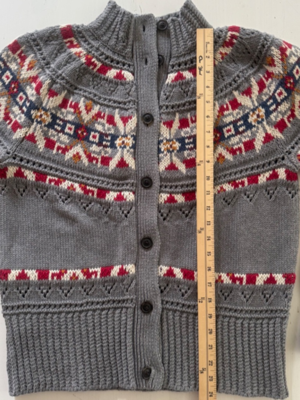 L.L. Bean Signature Cotton Fisherman Sweater - Picture 6 of 8